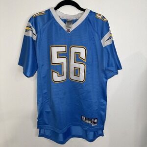 NFL San Diego Chargers Shawn Merriman #56 Size Xl ‎ Blue Rbk